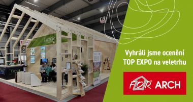 Vyhráli jsme ocenění TOP EXPO na veletrhu FOR ARCH