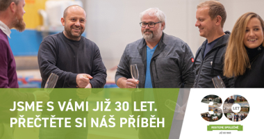 Náš výrobní závod slaví 30 let! Přečtěte si celý příběh Nemy