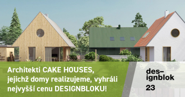 Architekti Cake Houses, jejichž domy realizujeme, vyhráli nejvyšší cenu Designbloku!
