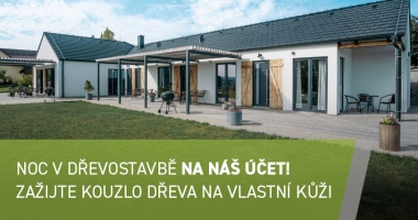 Noc v dřevostavbě na náš účet! Zažijte kouzlo dřeva na vlastní kůži