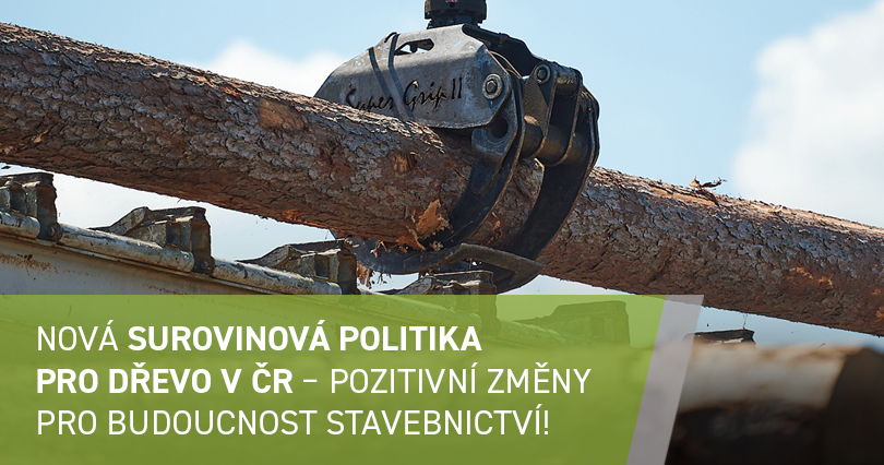 Nová surovinová politika pro dřevo v ČR – pozitivní změny pro budoucnost stavebnictví!