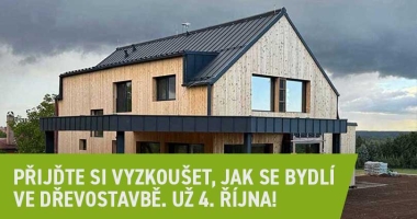 Přijďte si vyzkoušet, jak se bydlí ve dřevostavbě. Den otevřených dřevostaveb proběhne už 4. října!